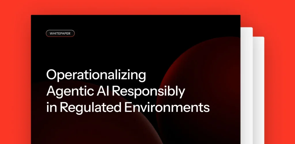 Whitepaper main image - Agentic AI in regulated environments